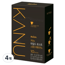 카누 마일드 로스트 스위트 아메리카노, 5.2g, 10개입, 4개