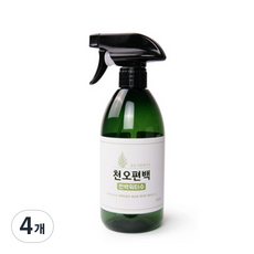 천오 피톤치드 편백수 원액 스프레이 본품, 500ml, 4개