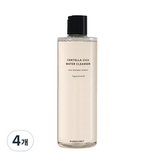 퓨어포레 센텔라 시카 여드름 워터 클렌저, 500ml, 4개
