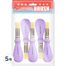 Awesome Painting 模板刷 工藝用 工藝刷 STC K 5入, 1號, 5個