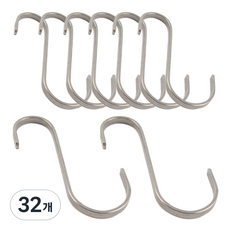 i-MATE 304不銹鋼S型衣架, 單色, 32個