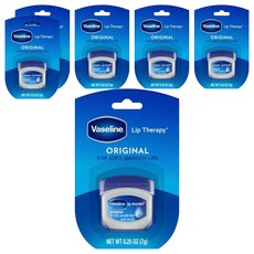 Vaseline 凡士林 護唇膏 原味 滋潤保濕, 0.25oz, 6件