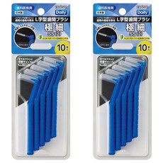 EBiSU 惠百施 L型有蓋牙間刷 SS, 10個裝, 2個, 2cm