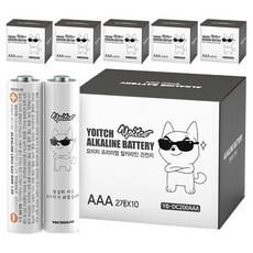 Yoitch 鹼性電池 AAA, 2入, 60個