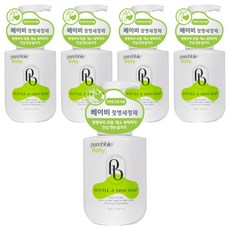 Purebble 嬰兒泡沫奶瓶清潔劑 多合一廚房清潔劑, 5個, 500ml
