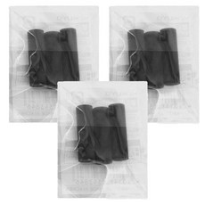 KOKUYO 國譽 Type M 橡皮擦補充包，全轉式收納設計，擦拭後不留髒污痕跡, 黑色, 3包