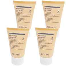 KUSSEN 葵森 益菌護膚霜 加強型, 專利益生菌, SK-influx神經醯胺, 金盞花萃取, 50ml, 4條