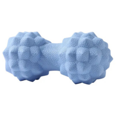 瑜珈肌肉放鬆足底花生球/按摩球/健身球/刺蝟球, 藍色, 1個