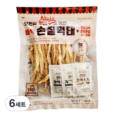 청해명가 오븐에 두번 구워 찢은 바싹 손질먹태 60g + 소스 15g x 3p 세트, 6세트