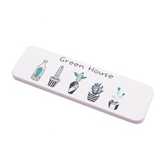 小麥購物 硅藻土洗漱台防水墊, 1入, 仙人掌 白色