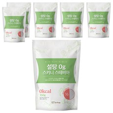 설탕 0g 스키니 스테비아, 350g, 6개