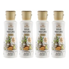 마이노멀 저당 드레싱 참깨흑임자, 240g, 4개