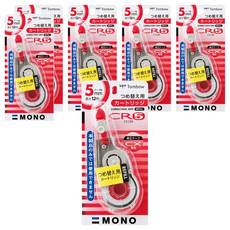 Tombow蜻蜓牌 5mm 替換帶, 6個, 白色