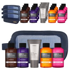 KUNDAL 昆黛爾 蜂蜜夏威夷果旅行盥洗組+網狀化妝包 白麝香, 4組