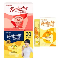 티젠 콤부차 진저레몬 5g 30p + 유자 5g 10p + 라즈베리 5g 30p, 1세트