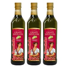 La Espanola 萊瑞 100%葡萄籽油, 750ml, 3瓶