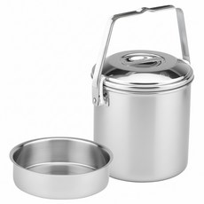 ZEBRA THAILAND 304不鏽鋼新型提鍋 容量1.4公升 附內層盤 自動鎖, 12cm, 銀色, 1個