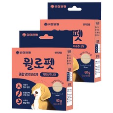 윌로펫 반려견 영양보조제 퍼피 주니어 케어, 2개, 30정