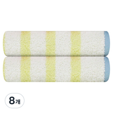 송월타월 코마사 키치 바스타올 200g 30수 면사, 라이트그린, 8개