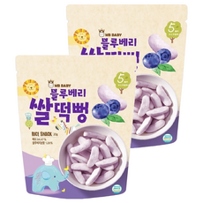 MB BABY 萌寶寶 大米餅 適合五個月以上寶寶食用, 藍莓, 20g, 2包