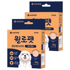 윌로펫 반려견 종합영양보조제 아이 케어, 2개, 눈물개선/눈건강, 30정