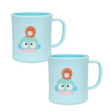 LiLFANT 三麗鷗 兒童用 Kiyo 雙色手把杯 人魚漢頓 2入組, 1套, 混和顏色