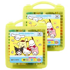 GLOBE CHEMICAL 三麗鷗角色蠟筆, 2個, 24色