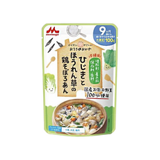 MORINAGA 森永 幼兒食品 雞肉野菜丼, 日本國產肉與野菜 100%使用, 不使用著色劑、防腐劑、香料, 100g, 1包