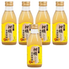高仰三 柑橘全果發酵飲 180ml, 天然紅冰糖發酵, 純素, 5瓶
