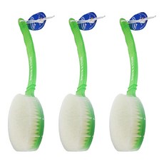 AISEN 水滴長柄澡刷, 3個, 1個裝, 綠色