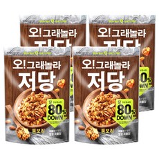 Market O NATURE Oh!美味的格蘭諾拉穀物低糖麥片, 360g, 4包