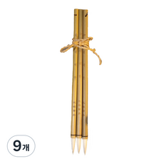 延禧筆坊 彩繪毛筆, 中(0.8 x 3.0 x 23 cm), 9個