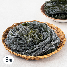 주일 오독오독 염장 곰피 쇠미역, 3개, 200g