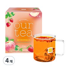 아워티 쟈뎅 딸기 피치 루이보스 티, 18.7g, 10개입, 5개