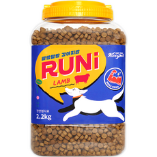 킵펫 전연령 강아지 말랑말랑 런 건식사료, 양, 2.2kg, 1개