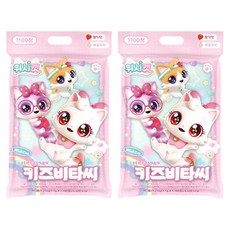 리더스인팜 위시캣 비타씨 딸기 복숭아맛, 1.21kg, 2개