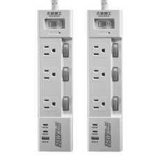 MAX STAR 太星電工 快充延長線 4開3插 IMS-483BSU 1.2m + 1.8m, 3m, 1組, 白色