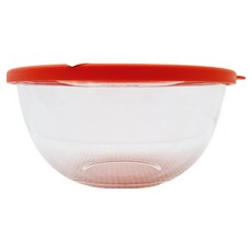 Glasslock 附蓋攪拌碗, 紅色, 1個