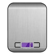 mesqool 不銹鋼多功能電子秤 18 x 14 x 1cm 銀色 300g, 單一商品, 1個