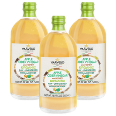 蜂蜜蘋果醋, 3個, 500ml