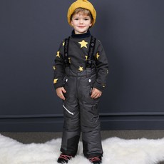 AndiApple 點擊兒童的細節有一條漂亮的襯墊滑雪褲褲子