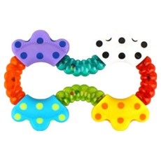 playgro 培高 按壓旋轉搖鈴嬰幼兒玩具, 混合色, 1