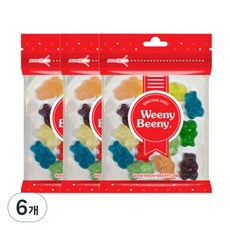 Weeny Beeny 小熊軟糖, 50g, 6入
