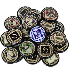 LUCKY SIX 桌遊 詭鎮奇談 混沌標記套組, 混合色