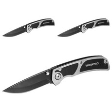 WORKPRO 折疊刀 102mm WP381008, 3個