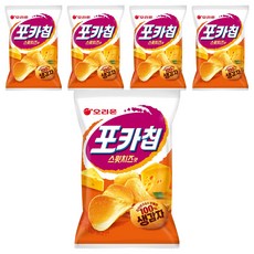 ORION 好麗友 洋芋片 甜起司風味, 60g, 5包