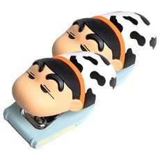 Shinchan 蠟筆小新 公仔釘書機, 混合色, 2個