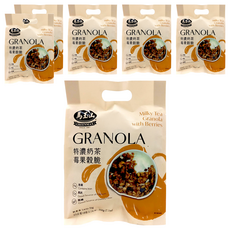 馬玉山 特濃奶茶莓果穀脆 8包, 200g, 6袋