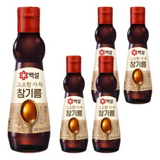 CJ BEKSUL 白雪 香濃芝麻油, 320ml, 5個