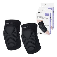 韓國 iWANNA 多功能緩衝護肘 2入, 2個, 黑色